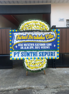 Papan Bunga Duka di Kotamatsum Iii