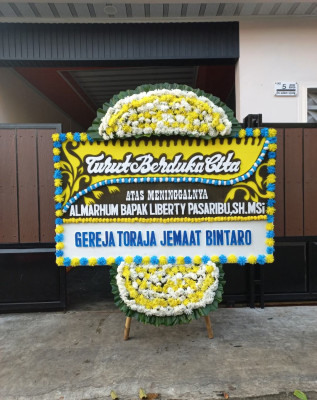 Papan Bunga Duka di Kotamatsum Iii