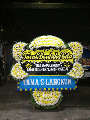Papan Bunga Duka di Kotamatsum Iii